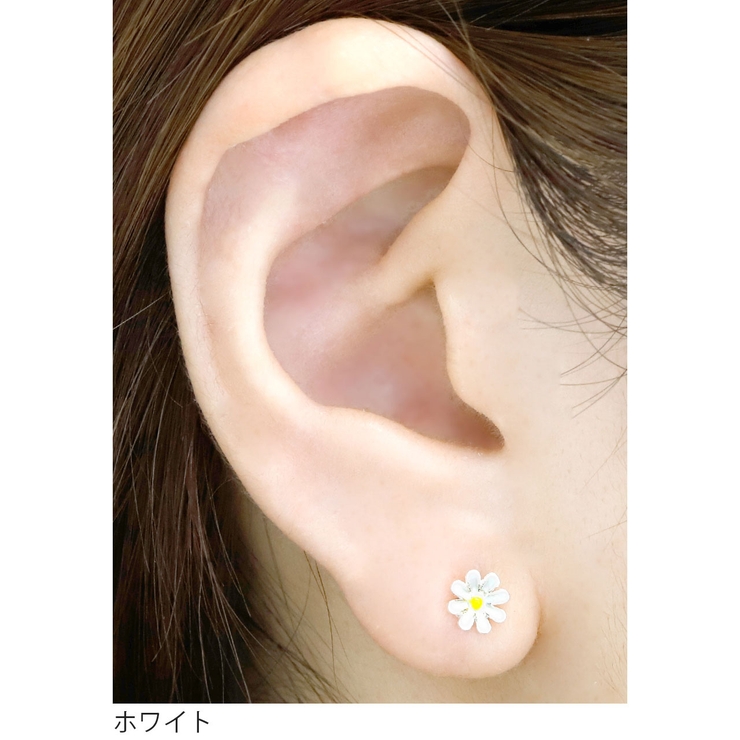 軟骨ピアス フラワー花マーガレット パステルストレートバーベル | ボディピアス専門店凛RIN | 詳細画像4 