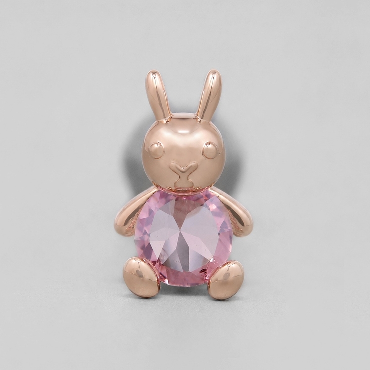 ピンクゴールド | 軟骨ピアス ウサギジュエル動物アニマルうさぎ兎ミニピアス ボディピアス | ボディピアス専門店凛RIN