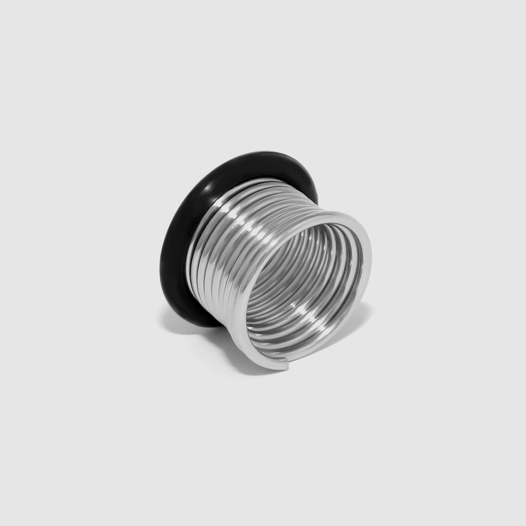 14mm | ステンレスピアス シンプルオールステンレスシングルフレア拡張ホールメンズ ボディ… | ボディピアス専門店凛RIN