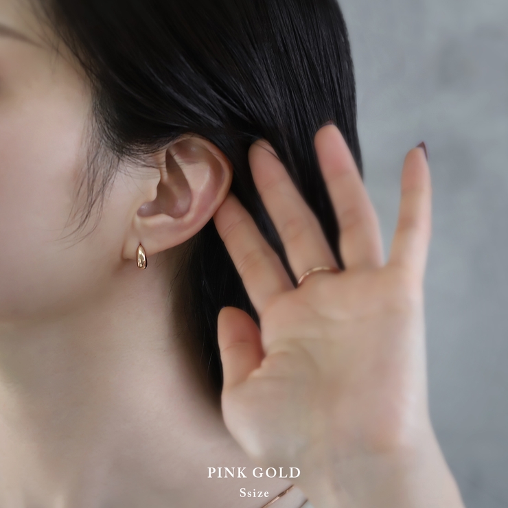 ピアス ティアドロップハーフフープ大人カワイイシンプル アクセサリー | ボディピアス専門店凛RIN | 詳細画像7 