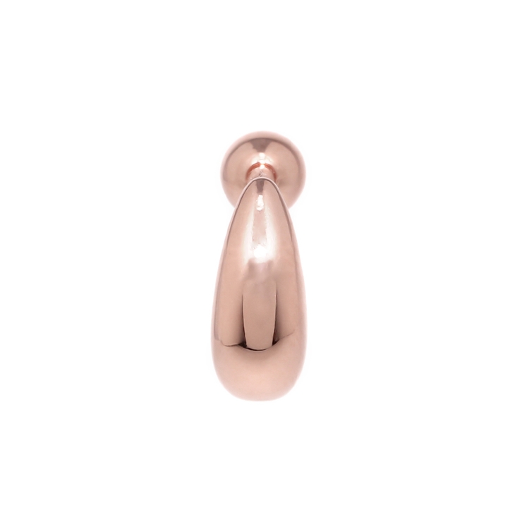 ピンクゴールド | 軟骨ピアス ドロップ大人カワイイ上品きれいめしずく型かわいい ボディピアス | ボディピアス専門店凛RIN