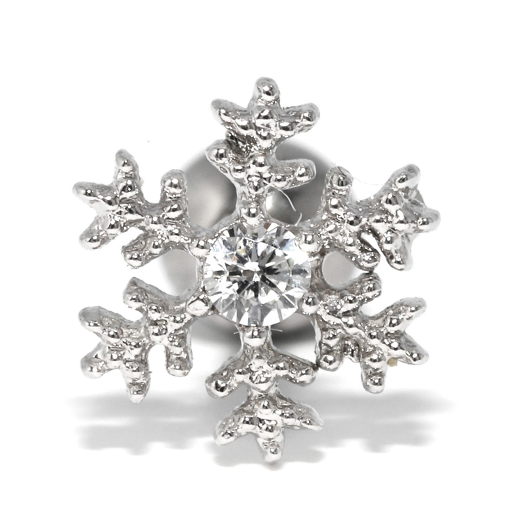 Bタイプ | ボディピアス 雪結晶 軟骨ピアス | ボディピアス専門店凛RIN