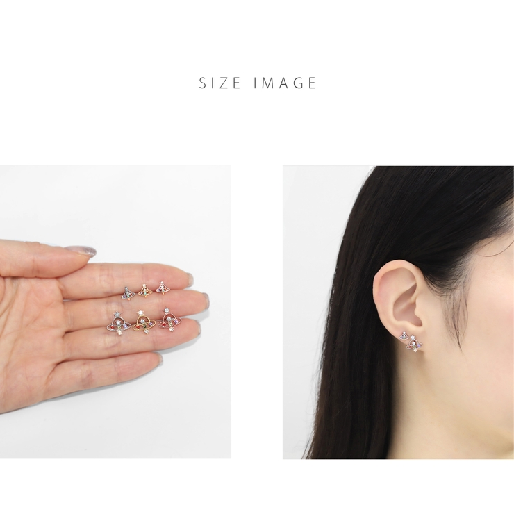 軟骨ピアス 宇宙UFO円盤ジュエルキュービックジルコニアシルバー ボディピアス | ボディピアス専門店凛RIN | 詳細画像8 