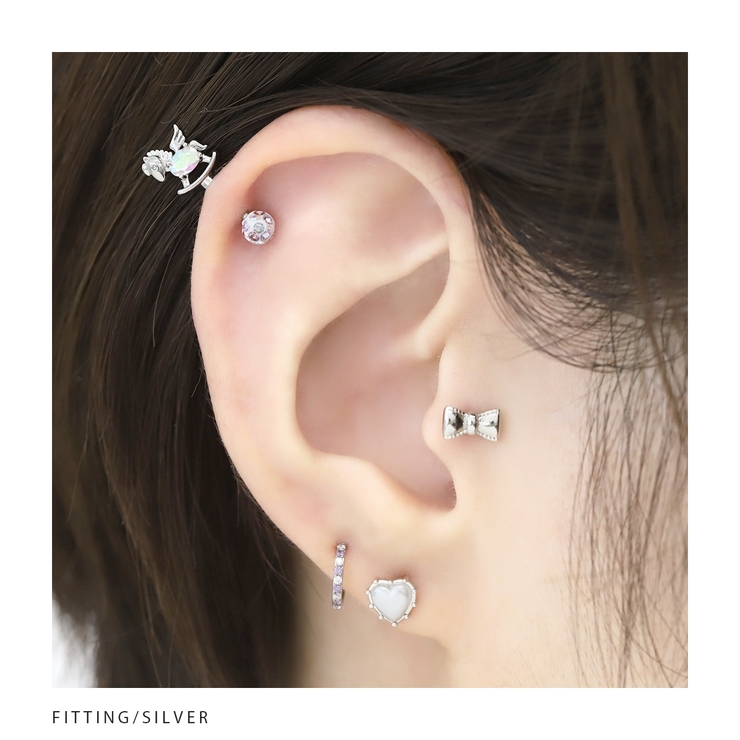 軟骨ピアス 木馬ロッキングホースペガサス アンテナヘリックスストレートバーベルボ… | ボディピアス専門店凛RIN | 詳細画像5 