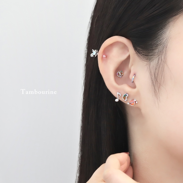 軟骨ピアス 楽器音楽バイオリンサックスタンバリンジュエル ボディピアス | ボディピアス専門店凛RIN | 詳細画像4 