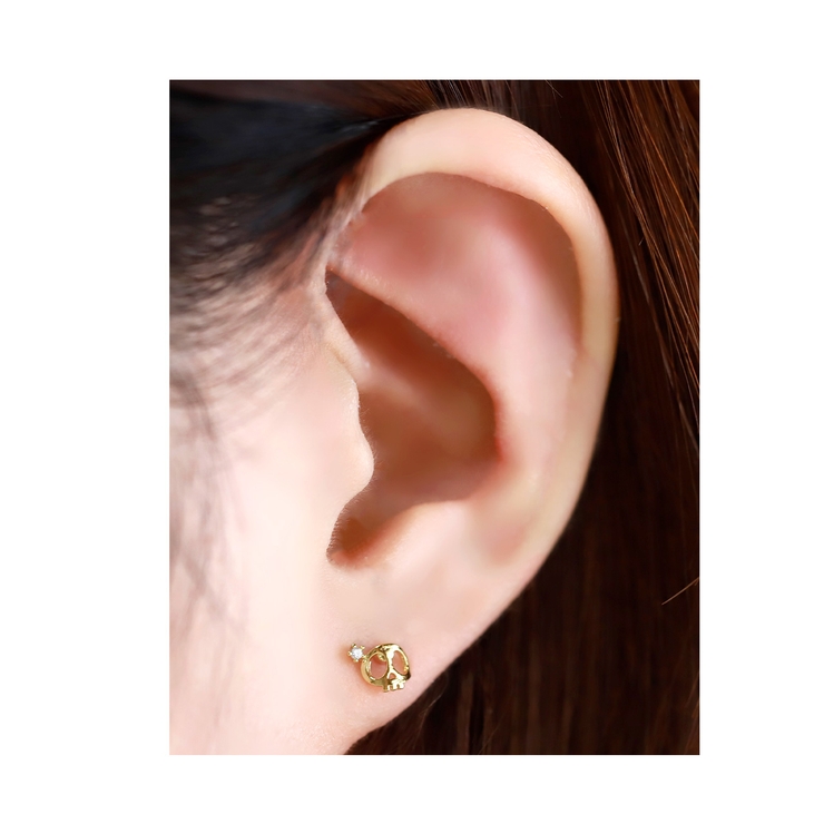 ボディピアス ドクロ かわいい[品番：RINA0001371]｜ボディ