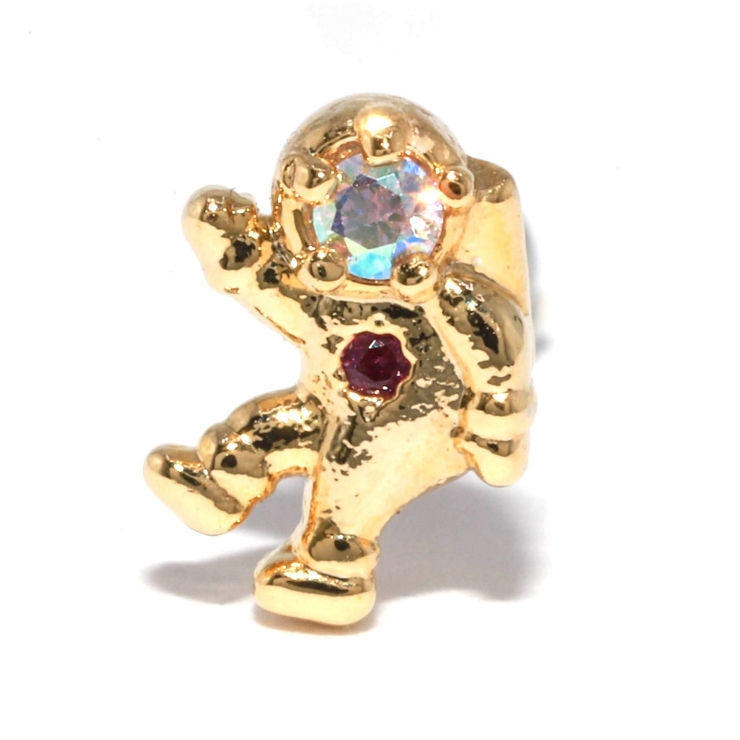 宇宙飛行士・ゴールド | ボディピアス 宇宙飛行士 UFO | ボディピアス専門店凛RIN