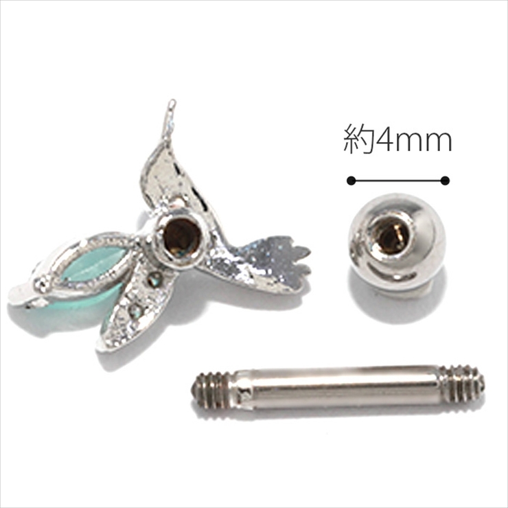 ボディピアス 鳥 ハチドリ | ボディピアス専門店凛RIN | 詳細画像10 