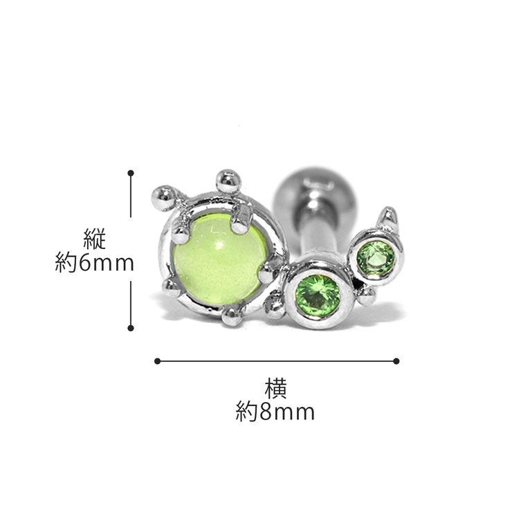 軟骨ピアス 昆虫いきものジュエル テントウムシミツバチ | ボディピアス専門店凛RIN | 詳細画像14 