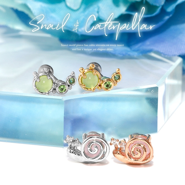 軟骨ピアス 昆虫いきものジュエル テントウムシミツバチ | ボディピアス専門店凛RIN | 詳細画像4 