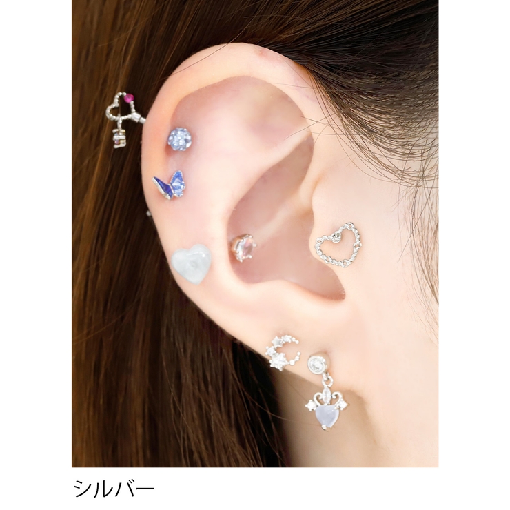 軟骨ピアス ハートフレーム ハートツイストデザイン | ボディピアス専門店凛RIN | 詳細画像5 