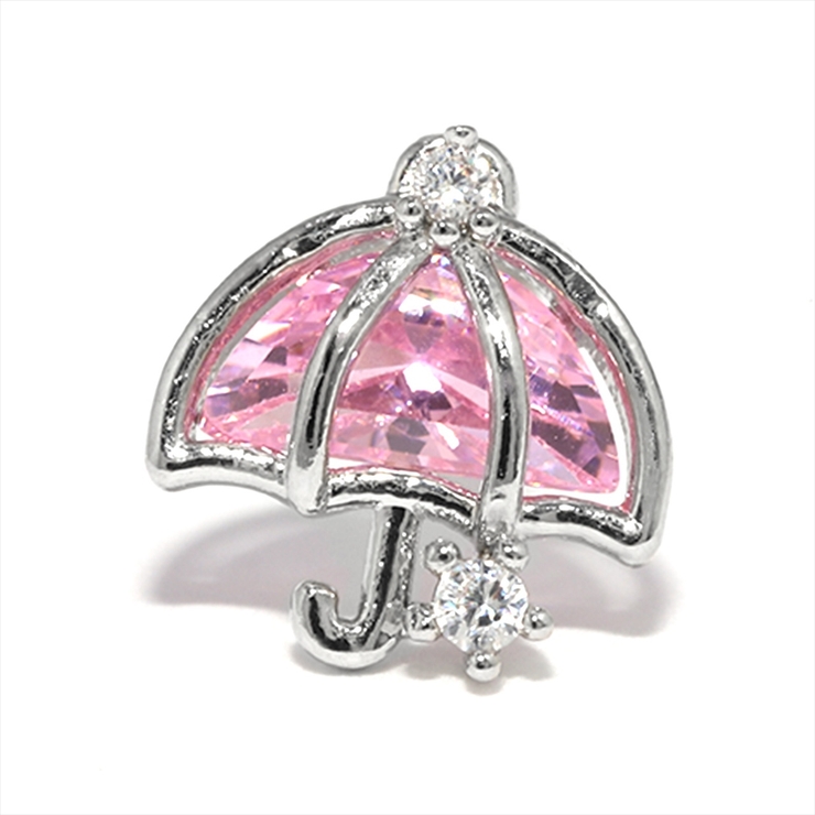 傘・シルバー | 軟骨ピアス お天気ＷＥＡＴＨＥＲ 雲傘太陽ジュエル | ボディピアス専門店凛RIN