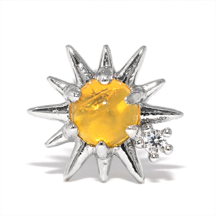 太陽・シルバー | 軟骨ピアス お天気ＷＥＡＴＨＥＲ 雲傘太陽ジュエル | ボディピアス専門店凛RIN