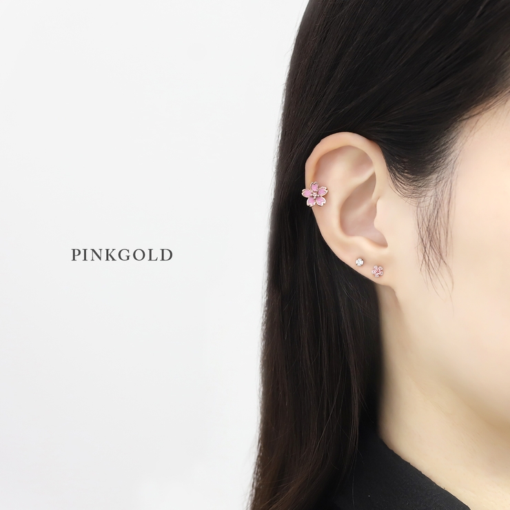 軟骨ピアス 花星フラワースタージュエルジルコニア小さめプチ ボディピアス | ボディピアス専門店凛RIN | 詳細画像4 