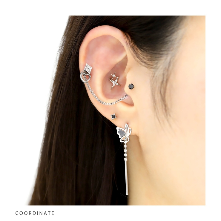 軟骨ピアス トランプジュエルハートスペードダイヤクローバージルコニア ボディピアス | ボディピアス専門店凛RIN | 詳細画像6