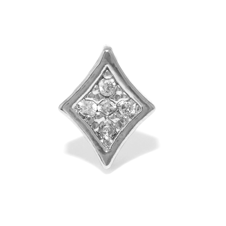 ダイヤ | 軟骨ピアス トランプジュエルハートスペードダイヤクローバージルコニア ボディピアス | ボディピアス専門店凛RIN