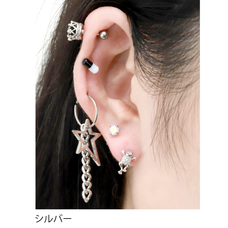 軟骨ピアス 16G カエル | ボディピアス専門店凛RIN | 詳細画像5 