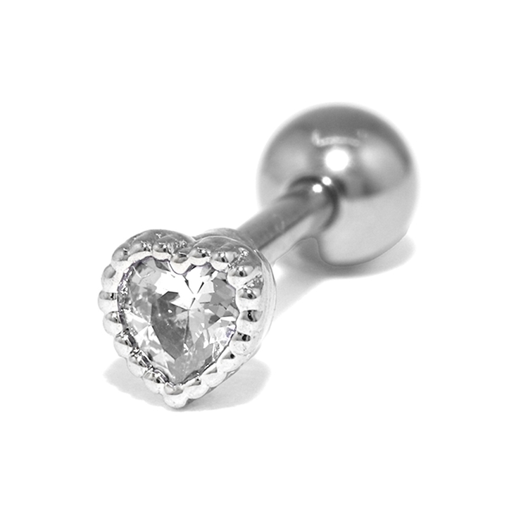 ボディピアス ハートジュエル キュービックジルコニア | ボディピアス専門店凛RIN | 詳細画像14 