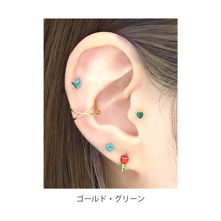 ボディピアス ハートジュエル キュービックジルコニア | ボディピアス専門店凛RIN | 詳細画像7 