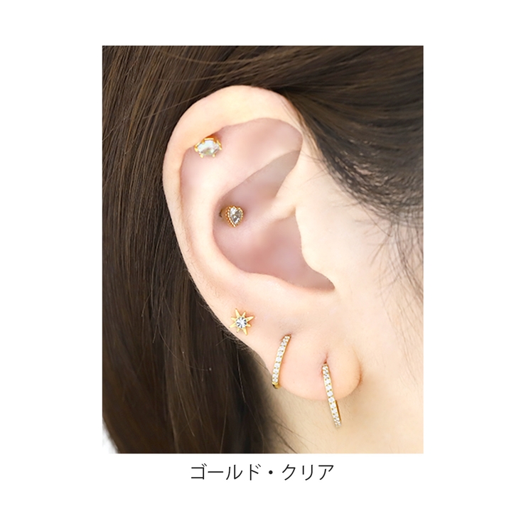 ボディピアス ハートジュエル キュービックジルコニア | ボディピアス専門店凛RIN | 詳細画像8 