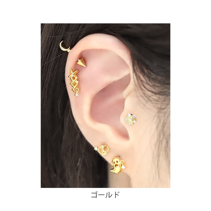 16G 軟骨ピアス ボディピアス