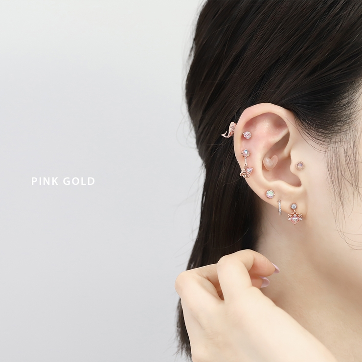 軟骨ピアス クジラホエールかわいい 個性的夏ストレートバーベル | ボディピアス専門店凛RIN | 詳細画像4 