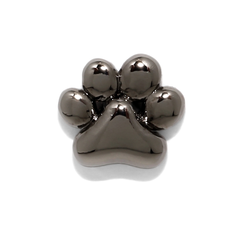 ブラック | 軟骨ピアス かわいい肉球にくきゅう犬猫アニマル ボディピアス | ボディピアス専門店凛RIN