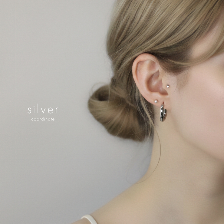 軟骨ピアス フープリングピアスツイスト大人かわいい上品オールサージカルステンレス… | ボディピアス専門店凛RIN | 詳細画像10 