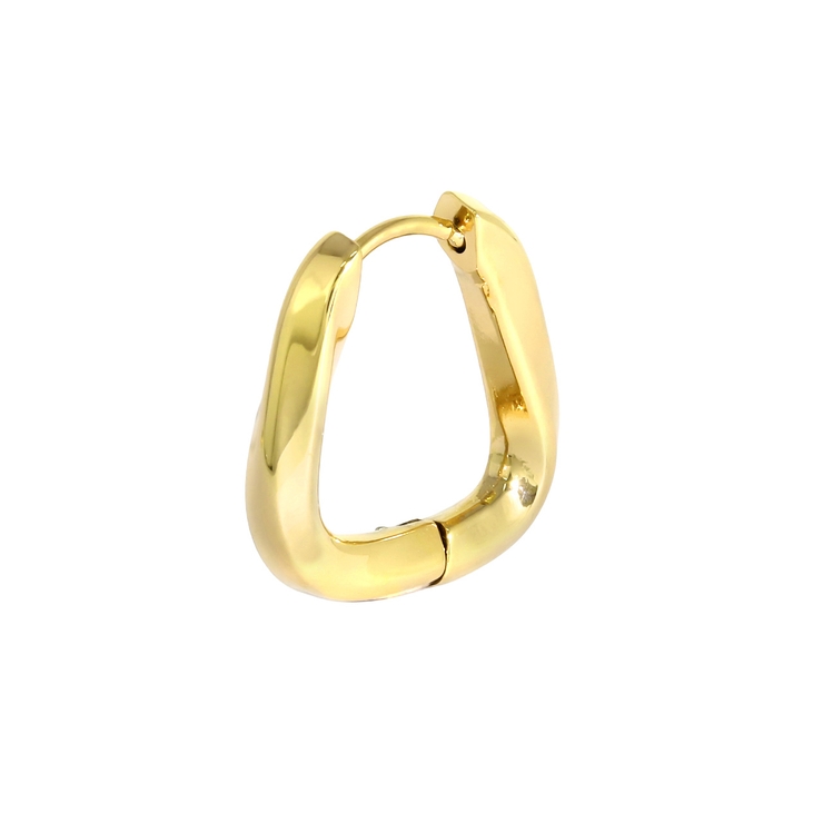 ゴールド | 軟骨ピアス フープリングピアスツイスト大人かわいい上品オールサージカルステンレス… | ボディピアス専門店凛RIN