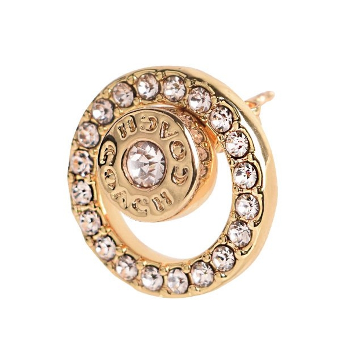 国内即発★COACH★コーチ★OPEN CIRCLE HALO STUD ピアス ハロー ラウンド スタッド ピアス（ピアス（両耳用））｜COACH