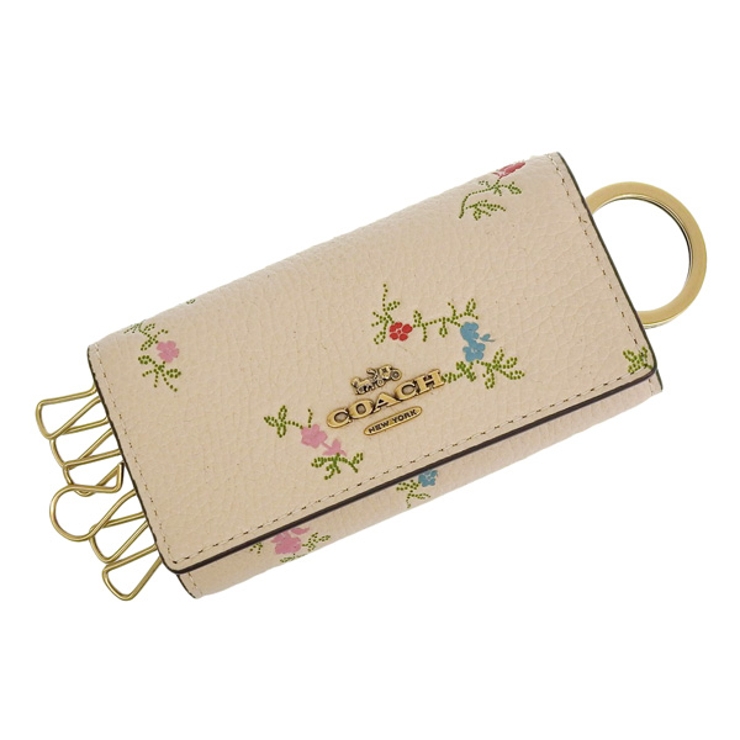 COACH コーチ FLORAL 花柄 キーケース 6連[品番：SESB0020763
