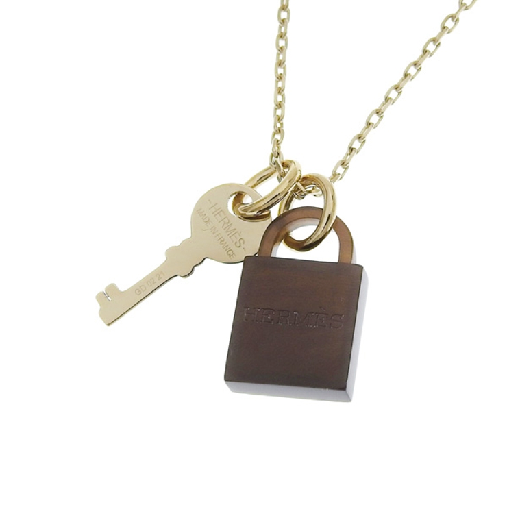 Hermes lock necklace cheap