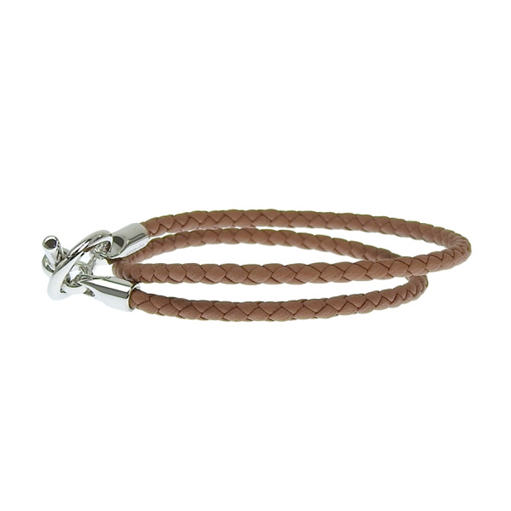 HERMES エルメス Glenan レザーブレスレット[品番：SESB0017791