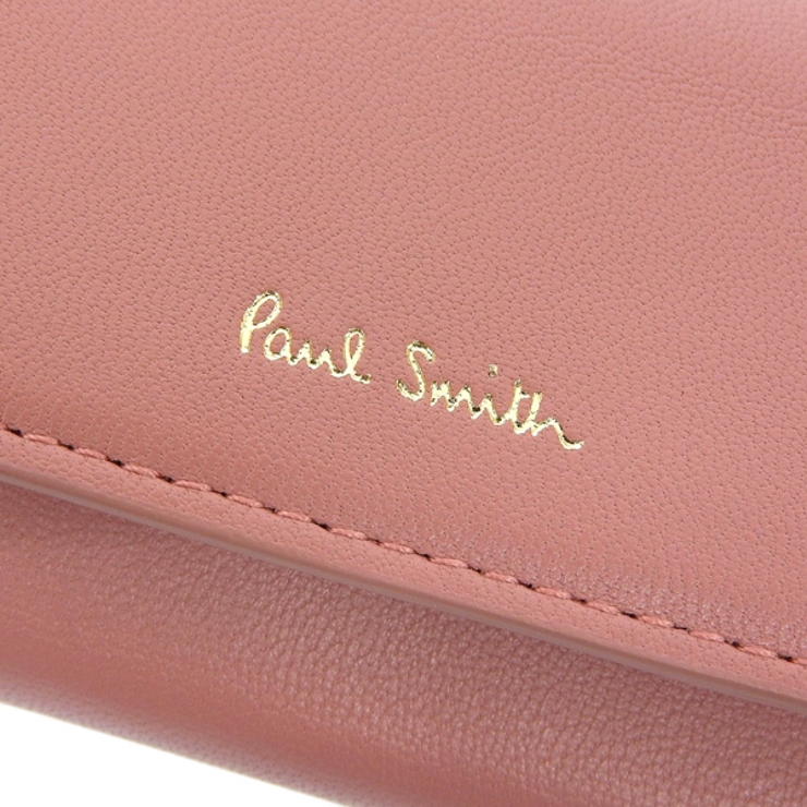 新品★ポールスミス★スミシーハート★本革4連キーケース★ピンク PAUL SMITH ポールスミス キーケース 4連 レザー[品番：SESB0022306
