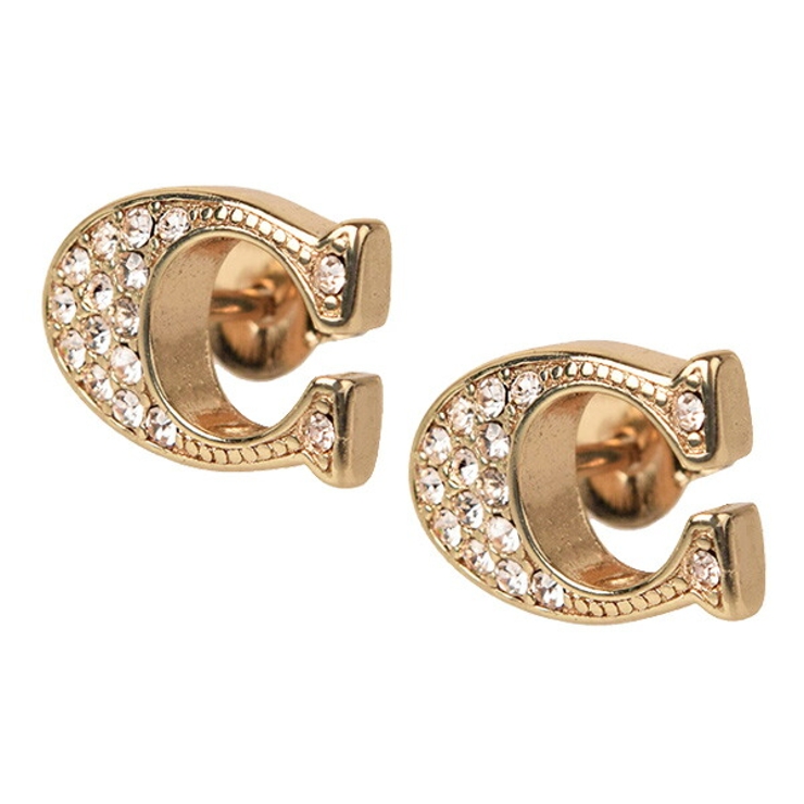 Coach コーチ SIGNATURE STUD EARRINGS ピアス | Riverall | 詳細画像1 