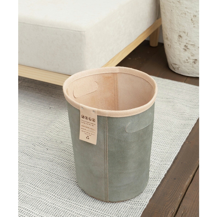 トラッシュボックス ゴミ箱 牛革[品番：OE000006747]｜Rocky Monroe
