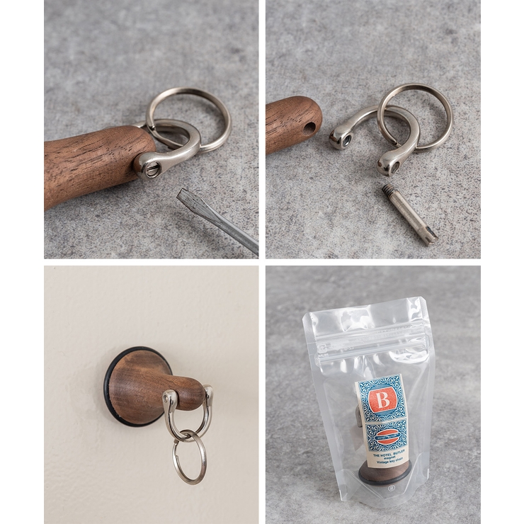 キーホルダー キーリング ウォルナット | Rocky Monroe | 詳細画像16 