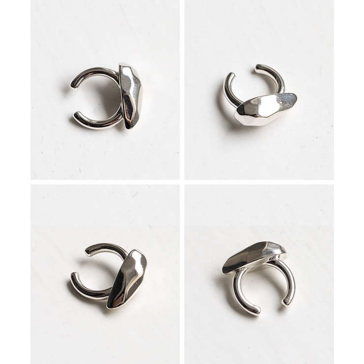 【N】loro イヤーカフ  silver925 ローズイヤーカフ シルバー925 メンズ silver 薔薇 イバラ お花