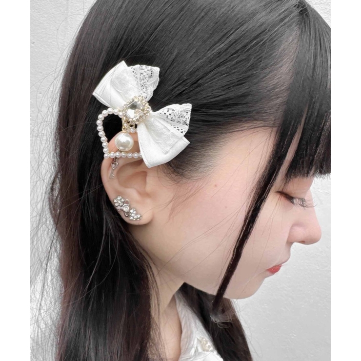 LIZ LISA 4点セット ワンピース バレッタ イヤリング ネックレス LIZ LISA 4点セット ワンピース バレッタ イヤリング ネックレス