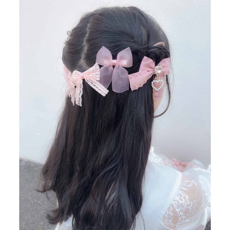 2まで　●ヘアリボン　専用 ヘアクリップ バンスクリップ ヘアバンス 髪留め リボンパーツ
