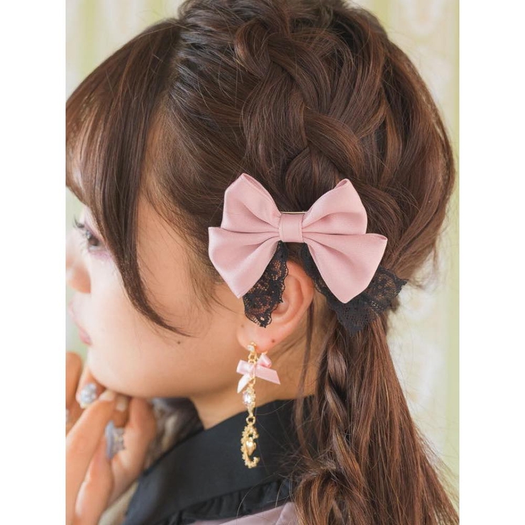 ꫛꫀꪝ【艶消しマットサテンリボン】ベビーヘアクリップ　キッズヘアクリップ xsp680.jpg