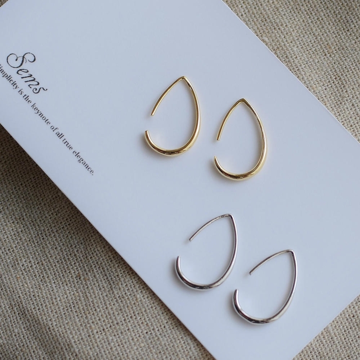 レディースピアス しずく ピアス | SEMSアクセサリー | 詳細画像1 