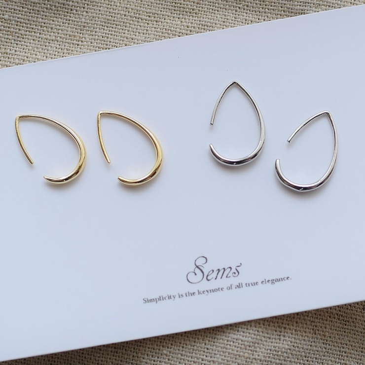 レディースピアス しずく ピアス | SEMSアクセサリー | 詳細画像4 