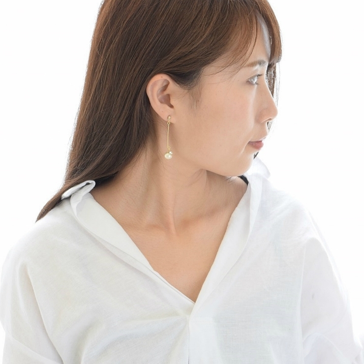 一粒 揺れる コットンパール | SEMSアクセサリー | 詳細画像6 