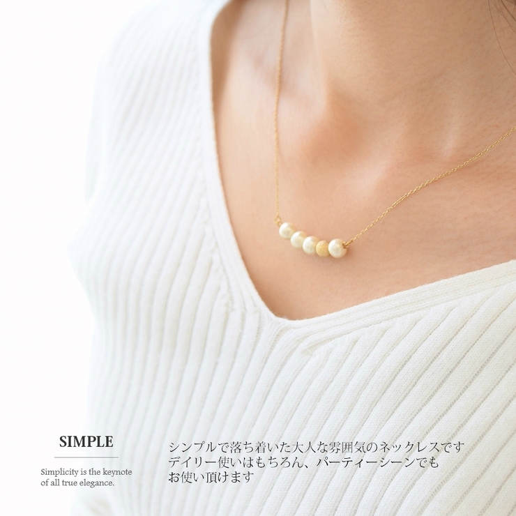 スターダスト ネックレス 6mm | SEMSアクセサリー | 詳細画像4 