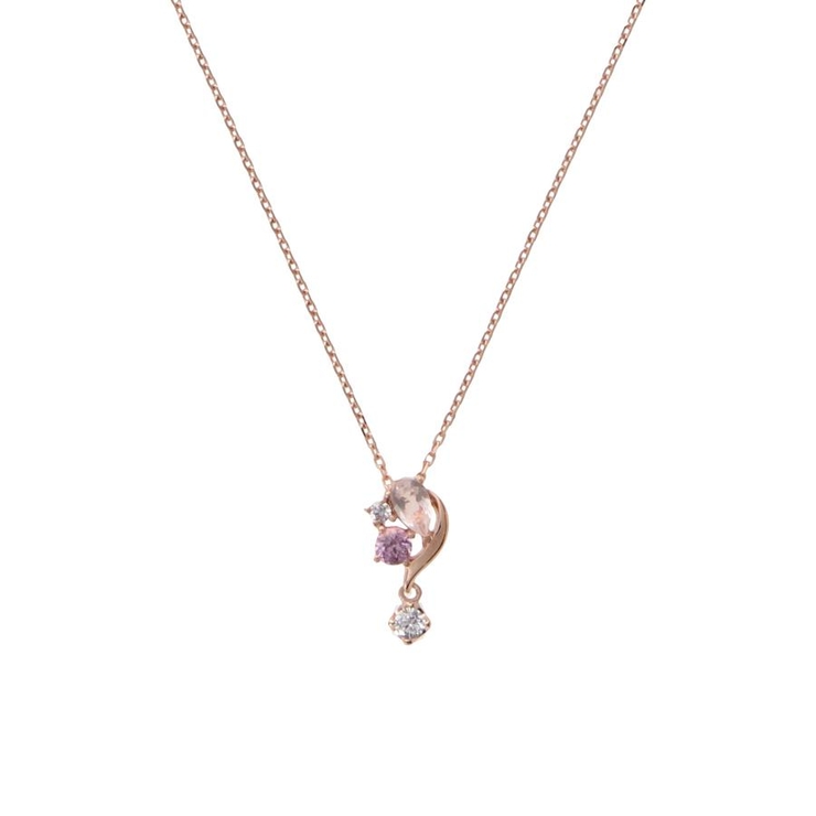 SILVER PGメッキ | ドロップモチーフネックレス | Samantha Tiara