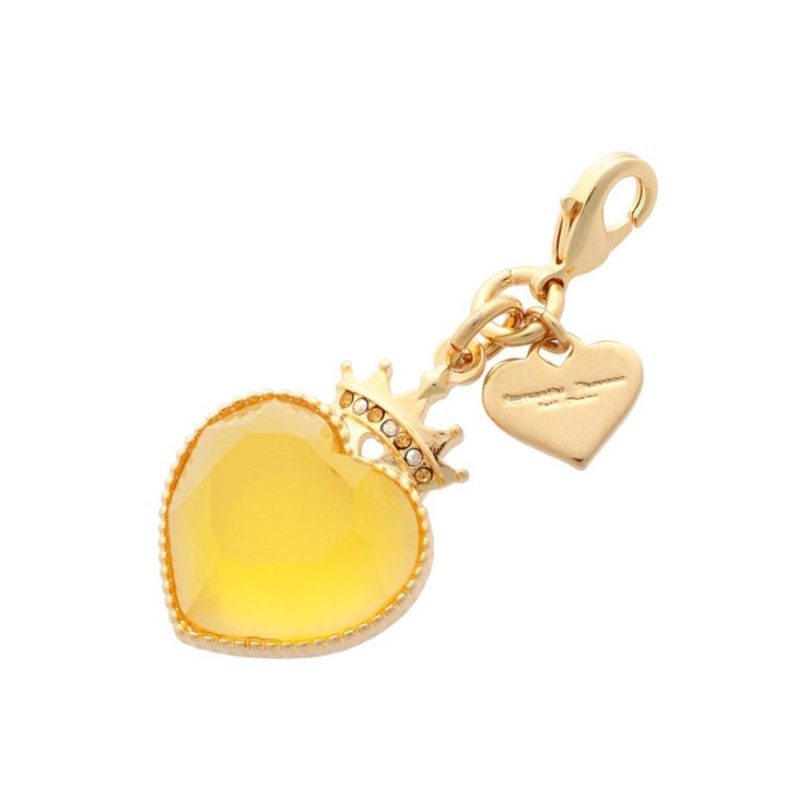 イエロー | プチカラーコレクション ハートティアラファスナーチャーム | Samantha Thavasa Petit Choice