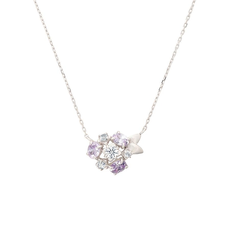 紫陽花モチーフネックレス[品番：STJW0014483]｜Samantha Tiara