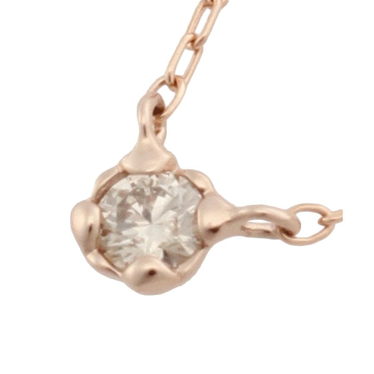 K18 SPG 一粒ダイヤモンドネックレス(小) | Samantha Tiara | 詳細画像1 