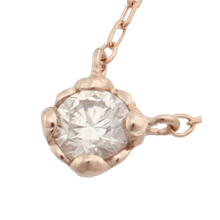 K18 SPG 一粒ダイヤモンドネックレス(中) | Samantha Tiara | 詳細画像1 